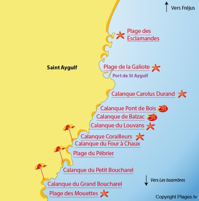 Contemporaine Bord De Saint Aygulf Villa *